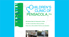 Desktop Screenshot of childrensclinicpensacola.com